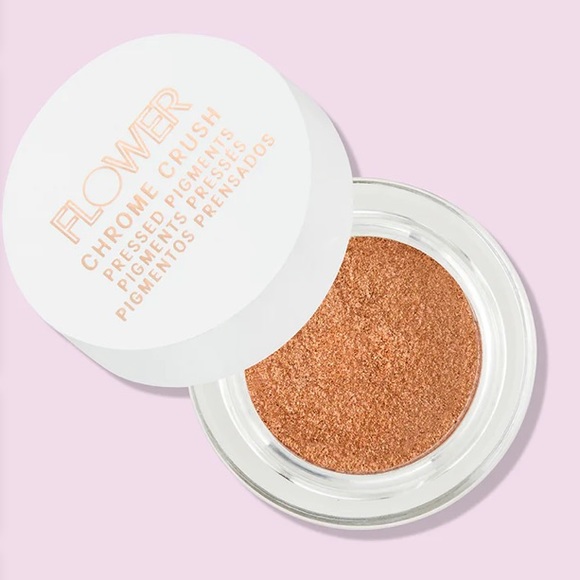 🆕FLOWER BEAUTY: Chrome Crush Pressed Pigments Eye Shadow- Cooper FULL SIZE - Picture 1 of 6